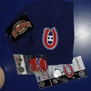 Official Canadiens hat, keychain and jersey magnet 🧲